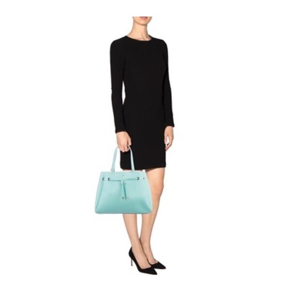 Kate Spade New York Cape Drive Lynnie Tote, beautiful Tiffany blue, EUC - Picture 2 of 15